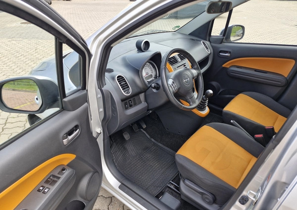 Opel Agila cena 17600 przebieg: 55500, rok produkcji 2010 z Świdnica małe 407